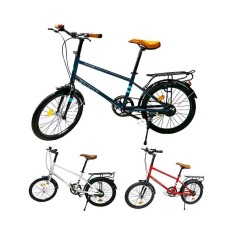Bicicleta pentru copii, cu portbagaj, cadru metalic, 20&quot;