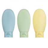 Set Sticle Călătorie, Model Pastel, Capacitate 60ml, Multicolor, 3 Bucăți, Oem