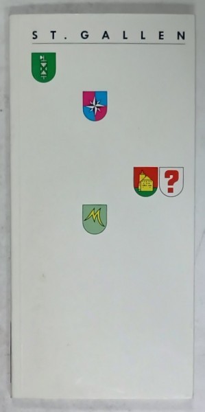 ST. GALLEN , SERIA &#039; 23 DE CANTOANE ALE ELVETIEI &#039; , 1991, TEXT IN LIMBA GERMANA *