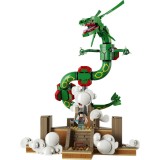 LEGO Pok&eacute;mon Rayquaza articulat de colectie, 1083 piese, 18+ ani