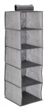 Cutie depozitare textil gri Tidy 30x30x100 cm