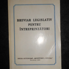 Breviar legislativ pentru intreprinzatori (1993)