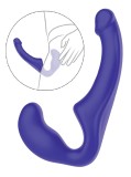 Strap-On Bend Over Boyfriend, Silicon, Violet, 23 cm