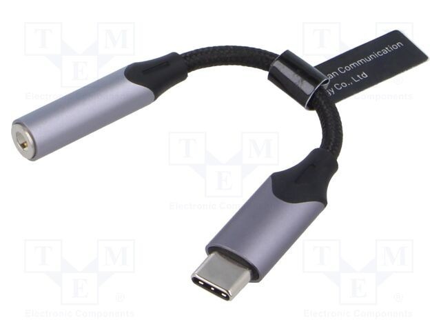 Cablu Jack 3,5mm USB C VENTION 0,1m negru