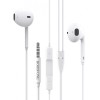 Handsfree Casti EarBuds Borofone BM30, Cu microfon, 3.5 mm, Alb