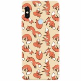 Husa silicon pentru Xiaomi Redmi S2, Red Foxes