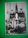 HOPCT 158 U SLUJBA LA BISERICA -FOTOGRAFIE VECH-TIP CP