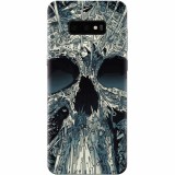 Husa silicon pentru Samsung Galaxy S10 Lite, Abstract Skull Artwork Illustration