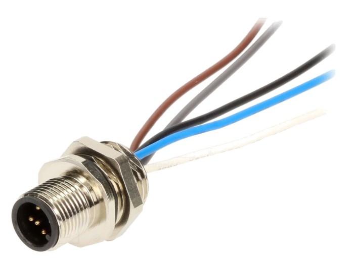 Conector M12 5 pini IP67