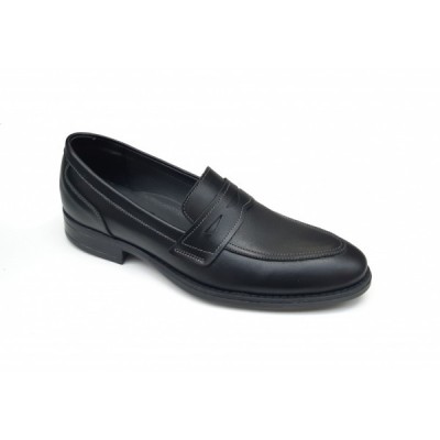 Pantofi barbati din piele naturala, Negru, Ciucaleti Shoes, TEST566N Marimea 41 foto