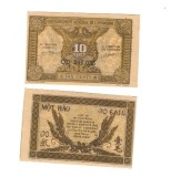 Indochina Franceza 1942 - 10 cents aUNC/UNC