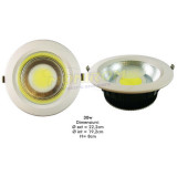 Spot Led COB 8&Prime; &ndash; 30w/6400k