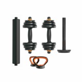 Gantere Xiaomi Negre, 2 x 20 kg, Antiderapante, Ergonomice, Kettlebell, Haltere, Fitness