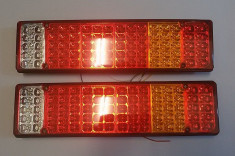 Set 2 Stopuri LED camion 24V cu 5 functii 056-24V foto