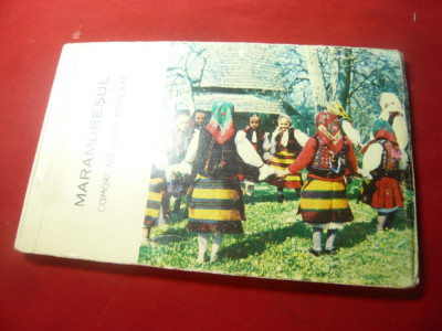 Carnet cu 23 ilustrate Maramures - Comori ale Artei Populare 1967 ,foto I.Pop foto