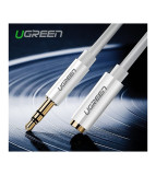 Premium 3.5mm Audio Jack cablu extensie UGREEN-Lungime 1 Metru-Culoare Alb