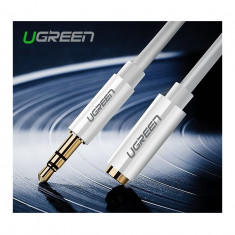 Premium 3.5mm Audio Jack cablu extensie UGREEN-Lungime 1 Metru-Culoare Alb