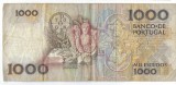 Bancnota 1000 escudos 1994 - Portugalia