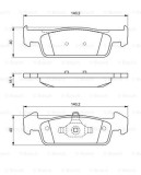 Placute Frana Disc Bosch 0986494697 Dacia Logan/Stepway II, Renault Sandero/Stepway II