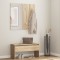 vidaXL Set de mobilier pentru hol, stejar sonoma, lemn prelucrat 808786