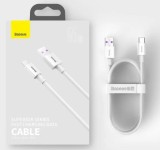 Cablu Baseus Cafule CATYS-02 1m, alb