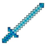 Sabie de jucărie din spumă, 60cm, design pixelat, CMCLASS