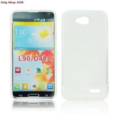 Husa Silicon S-Line LG L90 (D405) Transparent Bulk foto