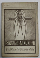 FANTANA DARURILOR , REVISTA DE CULTURA CRESTINA , no.8-9 , 1935 foto