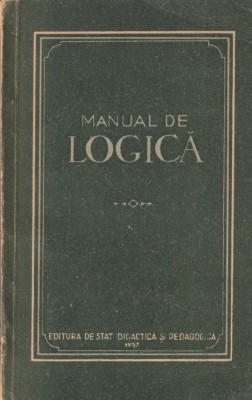 Manual de logica (1957) foto
