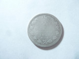 Moneda 20 Kopeici 1873 Rusia Nicolae II , argint , cal. mediocru