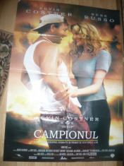 Afis Film - Campionul -Tin Cup -1996 cu Kevin Costner ?i Rene Russo,dim.=96x67cm foto