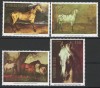 Ciad 1973 Mi 674/77 MNH - Picturi cu cai, Nestampilat