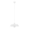 Pendul sfera GoodHome Gammuse, alb, 1xE27, cablu reglabil