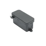 Cutie terminale pentru cabluri 2 cai neagra, montaj electric Leader