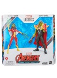 Avengers Legends Series Skrull Queen &amp; Super Skrull 60th Anniversary 15cm