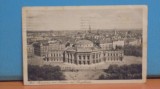 AUSTRIA - VIENA - PANORAMA VOM RATHAUS MIT BURGTHEATERS - 1929 - CIRCULATA -