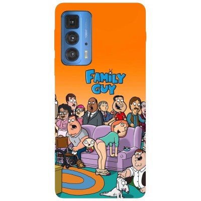Husa compatibila cu Motorola Moto G100 model Family Guy Party, Silicon, TPU, Viceversa foto