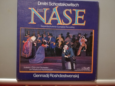 Schostakowitsch &amp;ndash; The Nose &amp;ndash; 2LP Box (1978/Eurodisc-Ariola/RFG) - VINIL/NM+ foto
