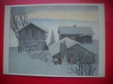 HOPCT 23212 PEISAJ DE IARNA- LERNART HELJE -SUEDIA - CP PICTURA --CIRCULATA