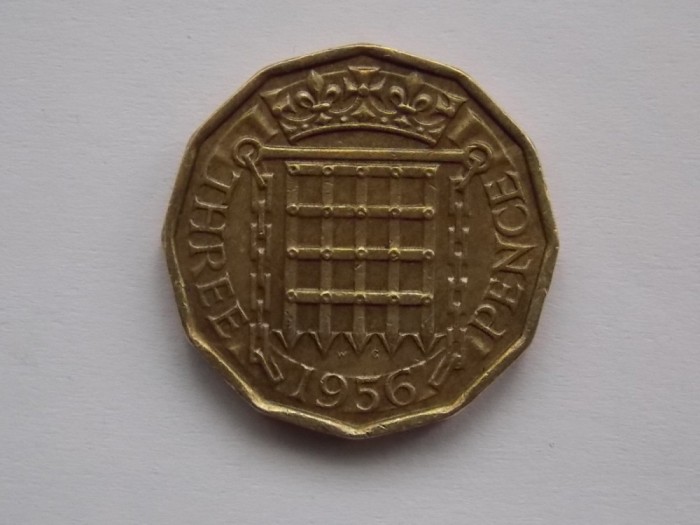 3 PENCE 1956 GBR