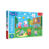 Puzzle 24 piese, Peppa Pig si prieteni, pentru copii, ATU-085870