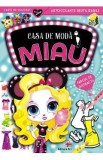 Casa de moda MIAU: Parcul de distractii. Carte de colorat, autocolante reutilizabile