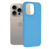 Cumpara ieftin Husa pentru iPhone 15 Pro Max, Techsuit Soft Edge Silicone, Denim Blue