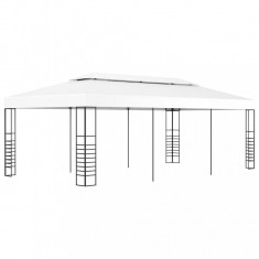 vidaXL Pavilion marchiză, alb, 6 x 3 m