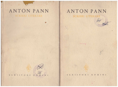 Anton Pann - Scrieri literare vol.1+2 - 129685 foto