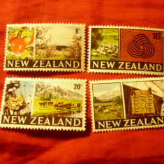 Serie mica Noua Zeelanda 1968 - Peisaje , 4 val.