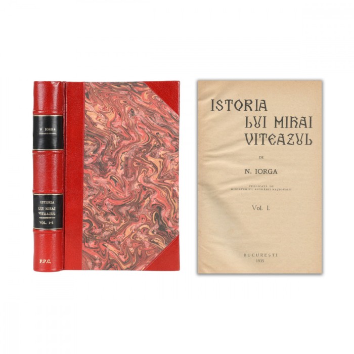 N. Iorga, Istoria lui Mihai Viteazul, două volume colligate