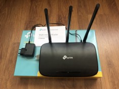 Router Wireless TP-LINK TL-WR940N, 450Mbps, WAN, LAN, negru
