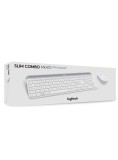 Tastatura Logitech Slim Wireless &amp; Mouse Combo Mk470 Offwhite Nordic PC