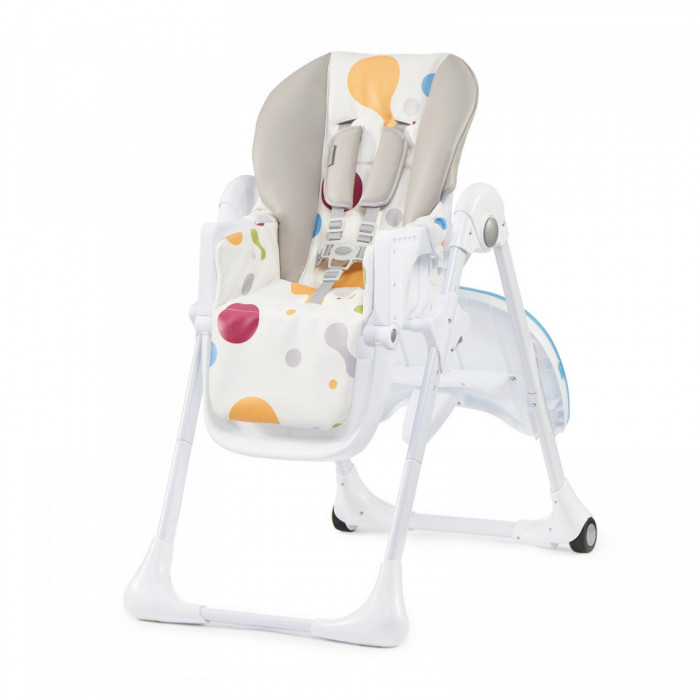 Scaun de masa kinderkraft yummy pliabil, multicolor